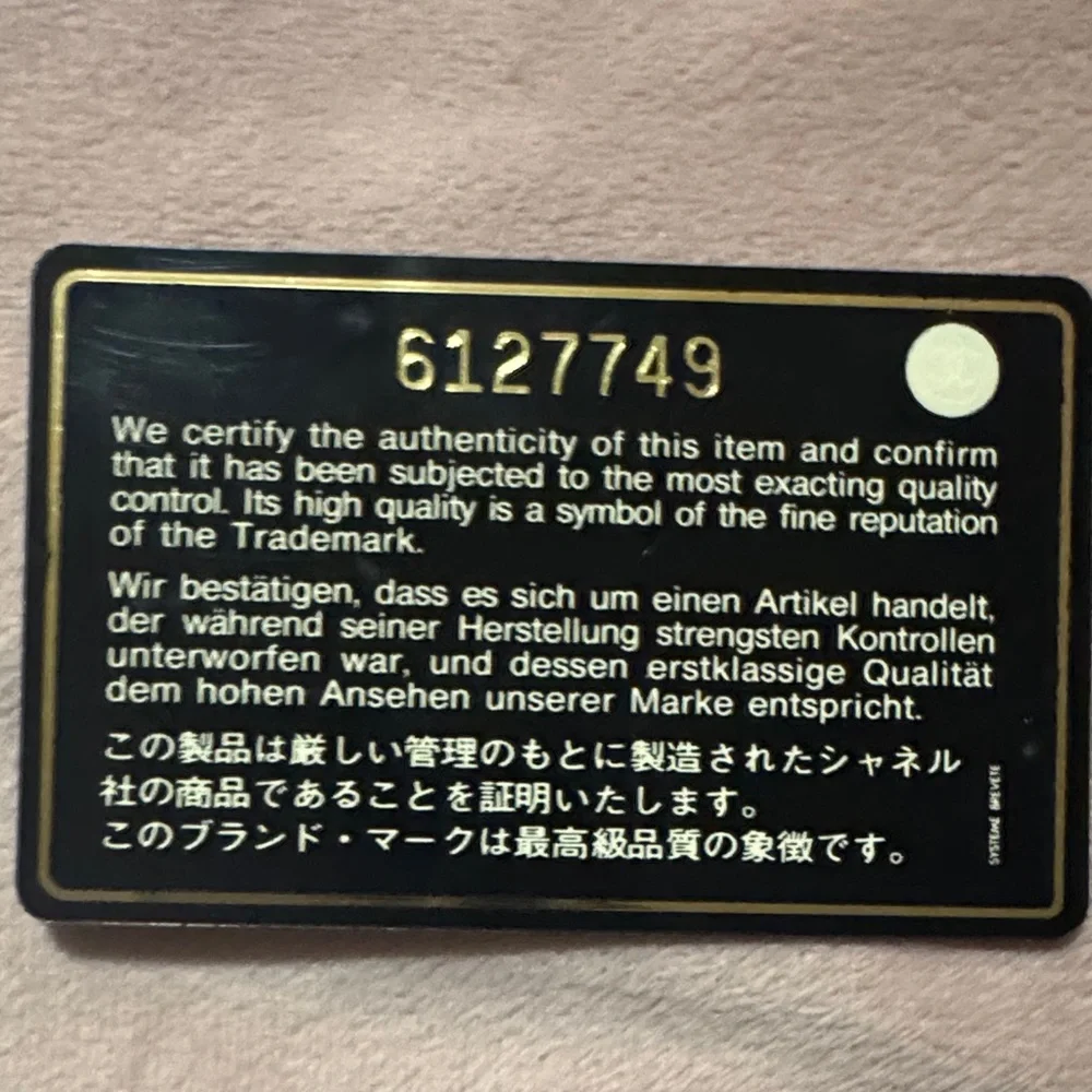 CHANEL Black Leather Wallet ✅AUTHENTIC ✅ with COA - Picture 7 of 9